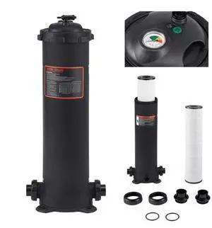 100 sq.ft² Cartridge Pool Filter Valve 6142 GPH Swimming Pool Filtration System