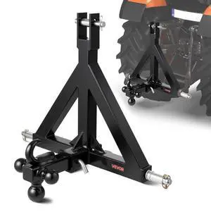 3 Point 2" Trailer Hitch Receiver Tractor Drawbar Quick Hitch Adapter for Kubota