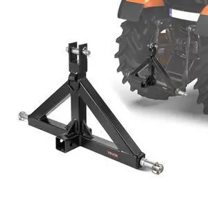 3 Point 2" Trailer Hitch Receiver Tractor Quick Hitch Adapter 3000lbs Capacity