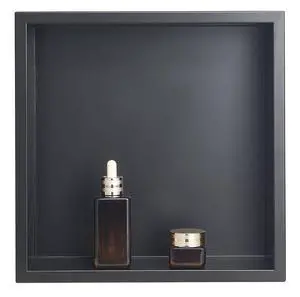 Shower Niche 13 x 13 x 4 inch Recessed Wall Shelf Stainless Steel Black