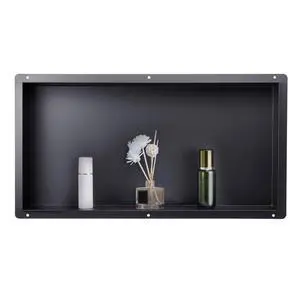Shower Niche 13 x 25 x 4 inch Frameless Recessed Shelf Stainless Steel