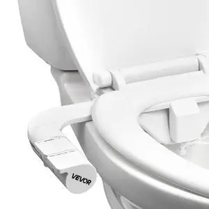 Bidet Attachment for Toilet Self-Cleaning Dual Nozzles Adjustable Pressure