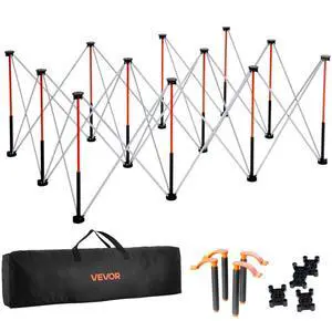 Portable Folding Workstand 6.12 x 4.14ft Collapsible Work Stand 4500lbs Capacity