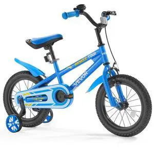 VEVOR Kids Bike 14 Inches BMX Style Children Bicycle for Boys & Girls Aged 3-6