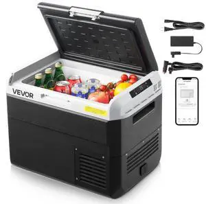 12 Volt Car Refrigerator Portable Freezer 31.7QT Electric Cooler for Camping