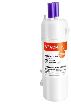 Refrigerator Water Filter Replacement EDR1RXD1 Remove 70+ Contaminants White