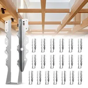 Face-Mount Joist Hanger Inner Size 1.57x1.50x7.83 in / 40x38x199 mm 50 Pcs