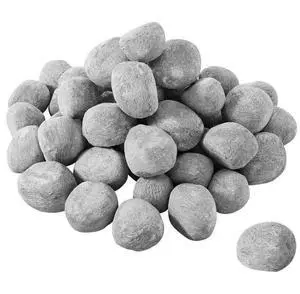 1-2 Inch 48 Pcs Ceramic Fire Pebble Stones Lava Rocks Reusable