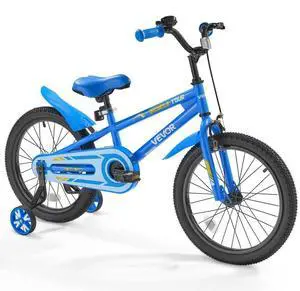 VEVOR Kids Bike 18 Inches BMX Style Children Bicycle for Boys & Girls Aged 5-10