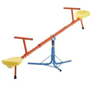 VEVOR Kids Seesaw 100 lbs Capacity 360 Degrees Rotating Teeter Totter Aged 3+
