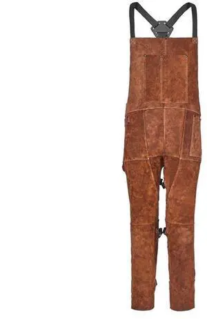 VEVOR Leather Welding Apron Split Leg Heavy Duty Flame Resistant Cowhide L-Size