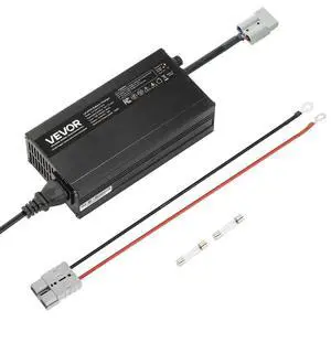 VEVOR 12V 10A Lithium Battery Charger 14.6V AC-DC LiFePO4 Smart Charger for RV