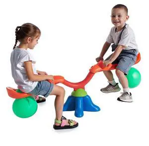 VEVOR Kids Seesaw 55 lbs Capacity 360 Degrees Rotating Teeter Totter Aged 3+