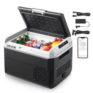 12 Volt Car Refrigerator Portable Freezer 26.4QT Electric Cooler for Camping