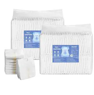 VEVOR Disposable Dog Diapers Super Absorbent Female Dog Diapers S Size 96 Count