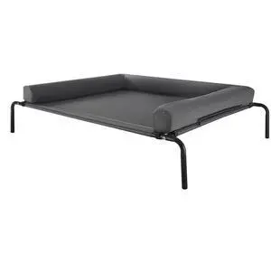VEVOR Elevated Dog Bed for Large Dog Portable Raised Dog Cot with Pillow XL Gray