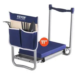 Garden Kneeler 11" EVA Pad 2 in 1 Folding Garden Kneeling Stool Heavy Duty