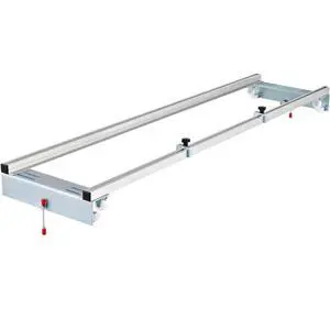 VEVOR Router Sled, 60 inches / 152.4cm Width, Slab Guide Jig for Woodworking with Locking Function, Portable and Easy to Adjust, Trimming Planing Machine for Wood Flattening, Home DIY