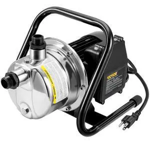 VEVOR Shallow Well Pump Portable Garden Water Jet Pump 1.5HP 1200GPH 164 ft Head