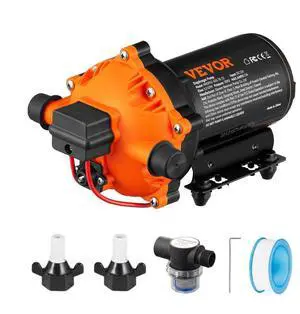 VEVOR 12V Water Pressure Diaphragm Pump Self-Priming Pump 70 PSI 5.5 GPM Boat RV