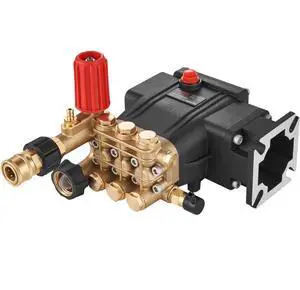 VEVOR Pressure Washer Pump, 3/4" Shaft Horizontal Triplex Plunger, 3700 PSI, 2.5 GPM, Replacement Power Washer Pumps Kit, Parts Washer Pump, Compatible with Simpson MorFlex Models 40224, 40225, 40226