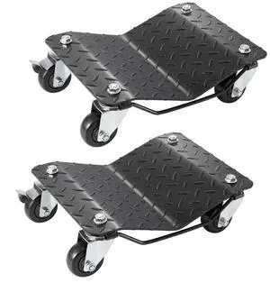 VEVOR Wheel Dolly, 3000 lbs/1360 kg Car Dollies, Wheel Dolly Car Tire Stake Set of 2 Piece, Heavy-duty Car Tire Dolly Moving Cars, Trucks, Trailers, Motorcycles, and Boats