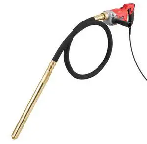 VEVOR Handheld Concrete Vibrator, 950W Electric Vibrator 13000 VPM, Electric Concrete Vibrating Tool With 6.6ft / 2m Shaft Rod, Portable Pencil Cement Vibrator Remove Air Bubble and Mix Concrete