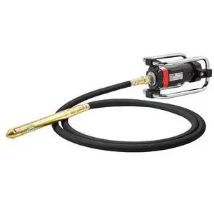 VEVOR Electric Concrete Vibrator, 1500W 16000 VPM, 2HP Copper Motor Handheld Concrete Vibrating Tool, Portable Pencil Cement Vibrator with Shaft of 14.75ft / 4.5m, Remove Air Bubble and Level Concrete