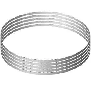 VEVOR Band Saw Blade, 65x0.63x0.02 inch, 5 PCS/Pack Meat Bandsaw Blades for Replacement, Carbon Steel Blade, Meat Cutting Blade Wrapped by Rust-Proof Paper, Fit for Commercial Bone Saw Machines