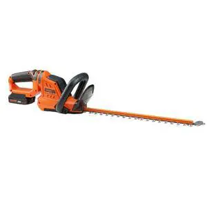 VEVOR 20V Cordless Hedge Trimmer, 18 inch Double-edged Steel Blade, Hedge Trimmer Kit 20V Battery, Fast Charger, and Blade Cover Included, 180° Rotating Head