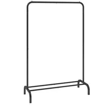 VEVOR Clothes Rack, Heavy Duty Clothing Garment Rack with Hanging Rod and Bottom Storage Area, Clothing Rack for Bedroom Guest Room