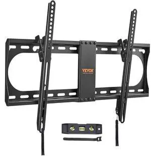 VEVOR Universal TV Wall Mount, Low Profile TV Mount Fits for Most 37-70 inch TVs, Tilt Wall Mount TV Brackets, Max VESA 600x400mm, Holds up to 132 lbs