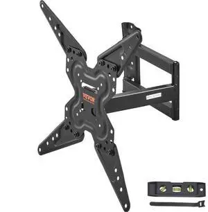 VEVOR Full Motion TV Mount Fits for Most 26-55 inch TVs, Swivel Tilt Horizontal Adjustment TV Wall Mount Bracket with Articulating Arm, Max VESA 400x400mm , Holds up to 99 lbs