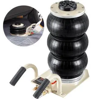 VEVOR Triple Bag Air Jack 3 Ton/6600 lbs Pneumatic Jack for Car SUV Lifting