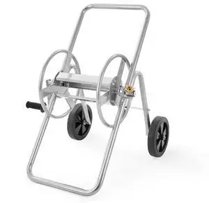 VEVOR Hose Reel Cart, Hold Up to 175 ft of 5/8 Hose (Hose Not Included), Garden Water Hose Carts Mobile Tools with Wheels, Heavy Duty Powder-coated Steel Outdoor Planting for Garden, Yard, Lawn