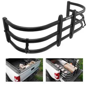 VEVOR Truck Bed Extender, Aluminum Retractable Tailgate Extender, 55.5"-68", Fits for Ford Super Duty, F150, Dodge Ram 1500/2500/3500, Toyota Tundra, Nissan Titan, Chevrolet Silverado, GMC Sierra