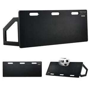 VEVOR Soccer Rebounder Board, 45"X18" Portable Soccer Wall with 2 Angles Rebound, Foldable HDPE Kickback Rebound Board, Soccer Training Equipment for Kids and Adults, Passing & Shooting Practice