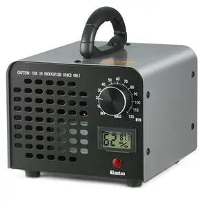 VEVOR Ozone Generator, 36000mg/h Ozone Machine Odor Remover, High Capacity Commercial/Industrial Ozone Generator Machine, Home Air Ionizers Deodorizer with 0-120 min Time Setting for Rooms, Cars, Pets