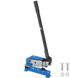 VEVOR 12" Manual Hand Plate Shear for Metal Sheet Processing, HS-12 Benchtop Cutter with Q235 Material, for Crafts Thick Steel Crafting, Heavy Duty Roll Press Machine for Builders, DIY Enthusiasts
