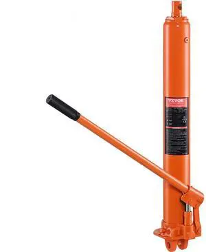VEVOR Hydraulic Long Ram Jack 8Ton Clevis Base Engine Hoist Cylinder Single Pump
