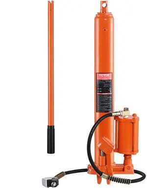 VEVOR Hydraulic Long Ram Jack 8Ton Clevis Base Engine Hoist Cylinder Single Pump