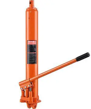 VEVOR Hydraulic Long Ram Jack 8 Ton Clevis Base Engine Hoist Cylinder Dual Pump
