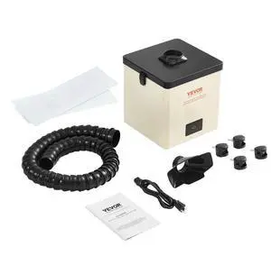 VEVOR Solder Fume Extractor, 100W Soldering Smoke Extractor with 3-Stage Filters, 240 m³/h Strong Suction Smoke Absorber and Purifier for Soldering, Engraving, DIY Welding, Salon