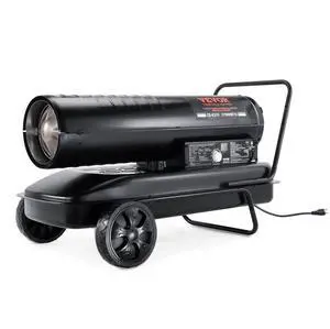 VEVOR Kerosene Forced Air Heater, 215000 BTU Portable Torpedo Diesel Space Heater with Thermostat, 13.2 Gallon Tank Energy-Efficient heavy-duty Heater, for Indoor Outdoor Use Workshop Industry