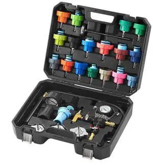 VEVOR 28 Pcs Radiator Pressure Tester Coolant Vacuum Purge Refill With Adapters