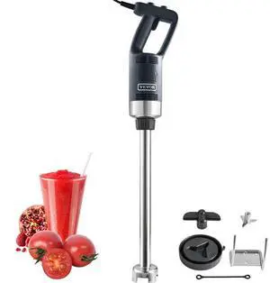 VEVOR Commercial Immersion Blender, 500 Watt Heavy Duty Hand Mixer, Variable Speed Kitchen Stick Mixer with 304 Stainless Steel Blade, Multi-Purpose Portable Mixer for Soup, Smoothie, Puree, Baby Food