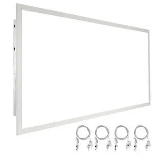 VEVOR 1 Pack 2x4 FT LED Flat Panel Light, 6000LM 50W, Surface Mount LED Drop Ceiling Light Fixture with Adjustable Color Temperature 3500K/4000K/5000K, Ultra Thin for Home Off Tested to UL Standards