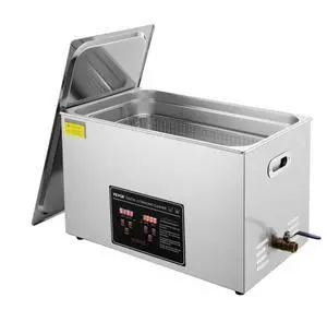 VEVOR  Ultrasonic Cleaner with Digital Timer & Heater, Professional Ultra Sonic Jewelry Cleaner, Stainless Steel Heated Cleaning Machine for Glasses Watch Rings Small Parts Circuit Board (30L)