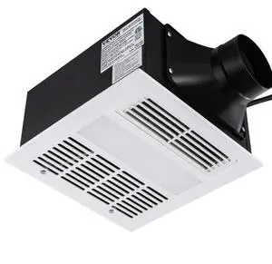 VEVOR Bathroom Exhaust Fan, 1500W Heating, 110 CFM High-Efficiency Ventilation, 1.5sones Low Noise Operation, Energy-Saving Bathroom Ceiling Fan, Need For Attic Access, For Various Ceilings
