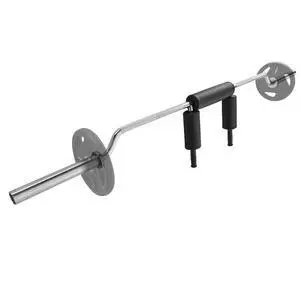 VEVOR Safety Squat Bar, 700 LBS Fitness Squat  Bar, Safety Squat Bar Attachment with Shoulder and Arm Pads, 28mm Diameter Weight Bar, Ideal for Front Squats, Lunges, Rehab, Physical Therapy
